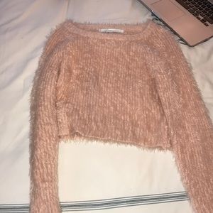 lovers & friends blush pink sweater